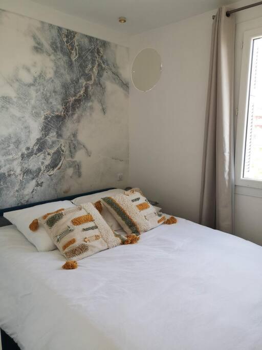Beach Front, Superbe Appartement Pour 4 Personnes นีซ ภายนอก รูปภาพ